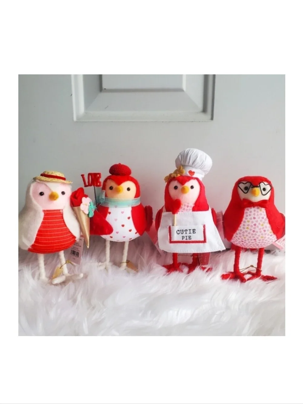 NWT Target 2023 Spritz Valentines Birds - Set of 4